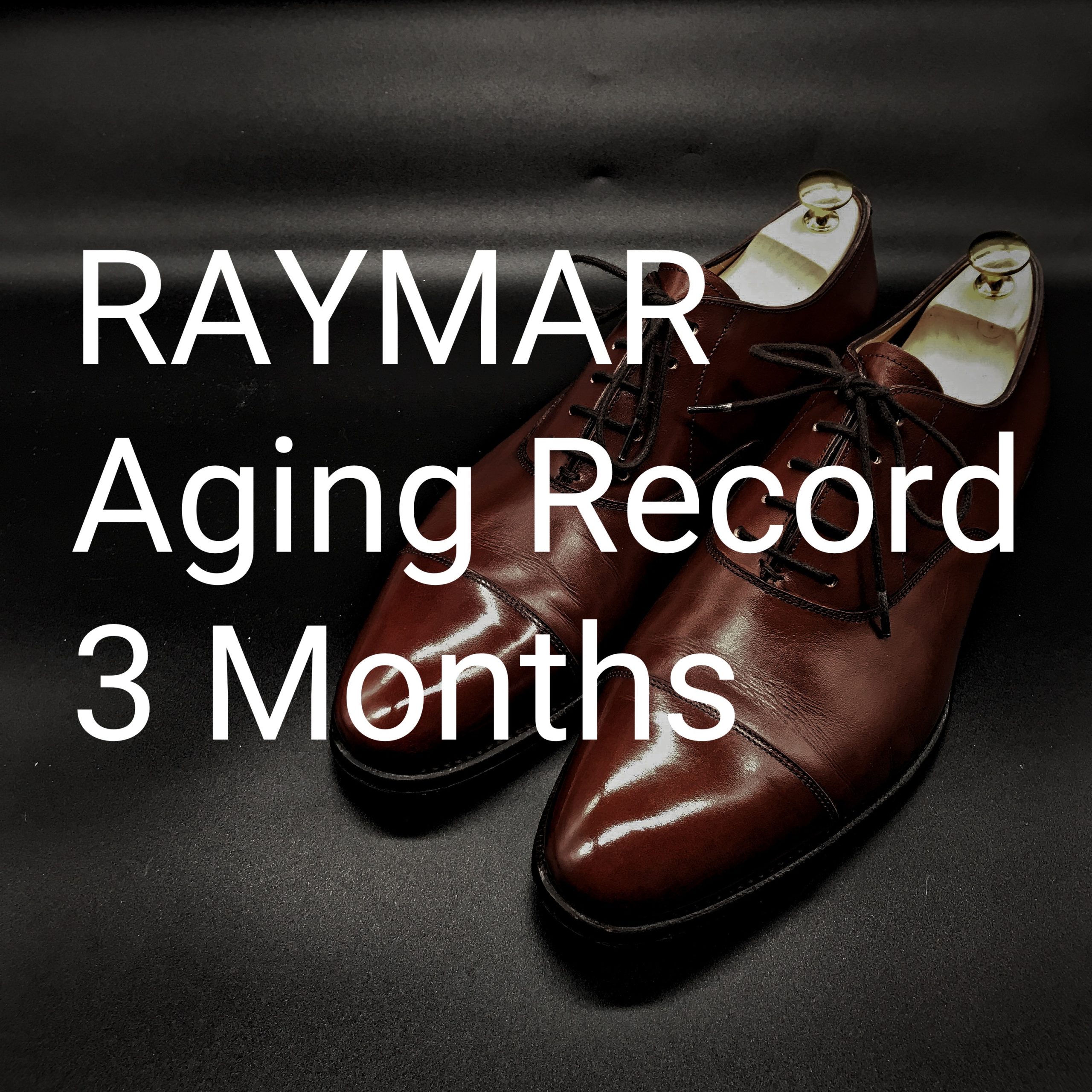 経年変化の記録 Raymar レイマー ストレートチップ 3ヶ月 Lab